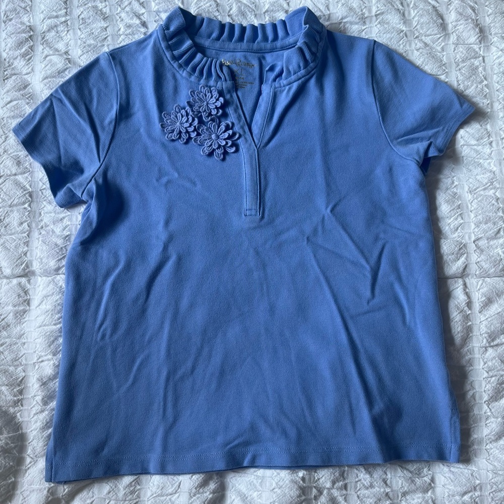 Lilly Pulitzer Blue Polo Shirt